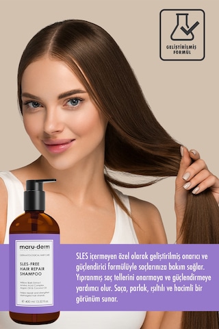 Maruderm Saç Onarıcı Sülfatsız Şampuan 400 ML