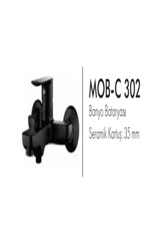 Fleko Mob-c302 Sıyah Mat Banyon Batarya Diğer