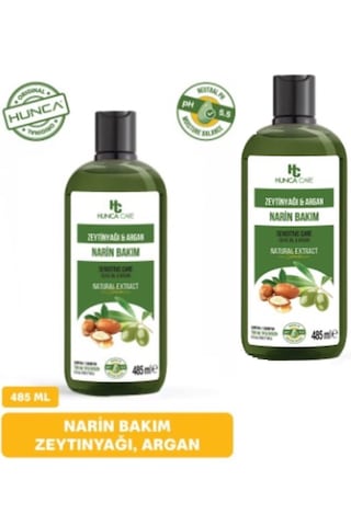Zeytinyağı & Argan Özlü Şampuan, Saç Dökülmesine Karşı Yardımcı 485 Ml 2 Li Set Tüm Saç Tipleri