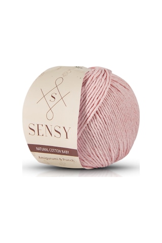 Premium Amigurumi Ipi Punch Panç Baby Soft Cotton 50 Gr Örgü Ip Pudra