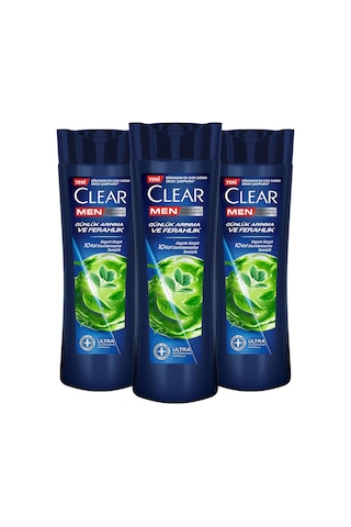 Clear Men Günlük Arınma ve Ferahlık Kepeğe Karşı Şampuan 3 x 350 ML