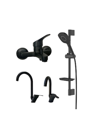 Armour Armatür Batarya Seti 4'lü Siyah Siyah