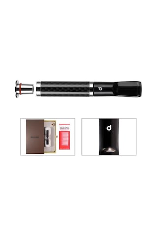 Denicotea 25003 Karbon Filtreli 6-9mm Lüks Slim Sigara Ağızlığı Karbon Siyah