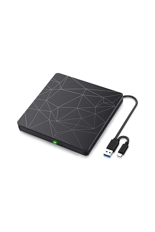 Sones Usb 3.0 Type-c Dvd Sürücüsü Sürücüsüz Yüksek Hızlı Okuma Yazma Kaydedici Cd Yazıcı Harici Dvd-rw Oynatıcı