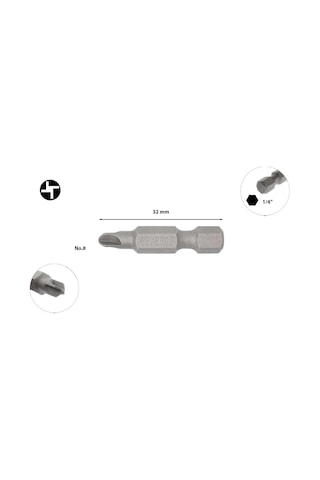 Ceta Form Torq-set Uçlu Bits No 8 X 32mm Cb/860308