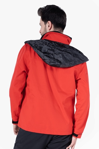 Gizli Kapüşonlu Softshell Mont Kırmızı