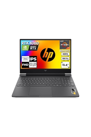 HP Victus B82N6EAFR72 R7-8845HS 40 GB 512 GB RTX 4060 15.6" Free Dos Dizüstü Bilgisayar