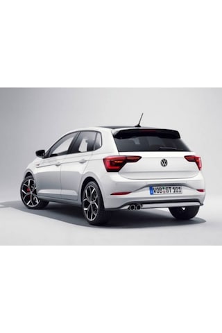 Volkswagen Polo Mk6,5 R Line Style Piano Black Spoiler 2022-2023