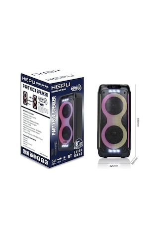 Hp 939 Taşınabilir Şarjlı Bluetooth Hoparlör 80 W Rms 2 8 İnc Woofer Ultra Bass-133768