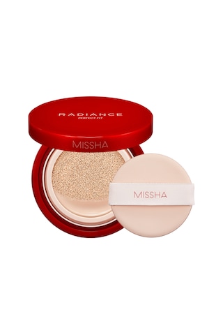 Missha Radiance Perfect Fit Cushion Fondöten SPF50+ 48 Saat Kalıcı Saten Fondöten No.23 15 ML