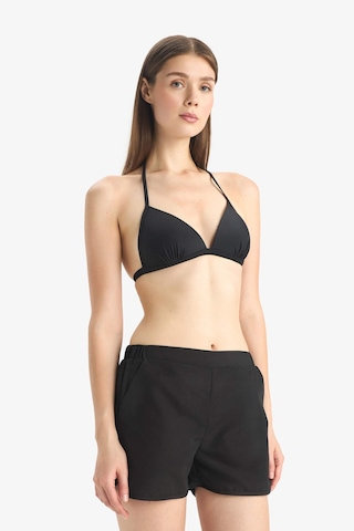 Defacto Regular Fit Deniz Şortu-fall İn Love T5639az25smbk27 Siyah