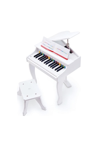 Hape Deluxe Grand Elektronik Piyano - Beyaz