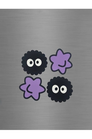 Studio Ghibli Soot Sprite Kömür Cini Toz Tavşanı Dekoratif Süs Buzdolabı Magneti