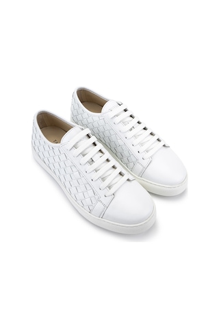 Tamer Tanca Erkek Hakiki Deri Beyaz Sneakers & Spor Ayakkabı 1185 22703 Erk Ayk Y26 Beyaz Dr