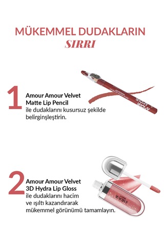 Amour Amour 3d Hydra Nemlendirici Dudak Parlatıcısı Işıltılı & Hacim Veren Lip Gloss 17 Pearly Mauve