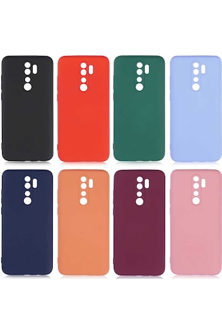 Xiaomi Redmi Note 8 Pro Kılıf Zore Mara Lansman Kapak Kırmızı
