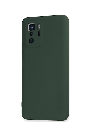 Newface - 952 - Xiaomi Poco X3 Gt Kılıf Nano İçi Kadife Silikon - - Csmo-tex - Koyu Yeşil