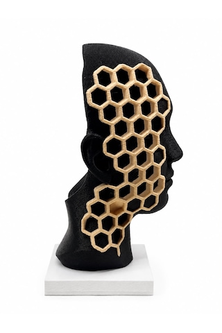 Yaşam Hücreleri 18cm Dekoratif Biblo 3d Baskı 15cm