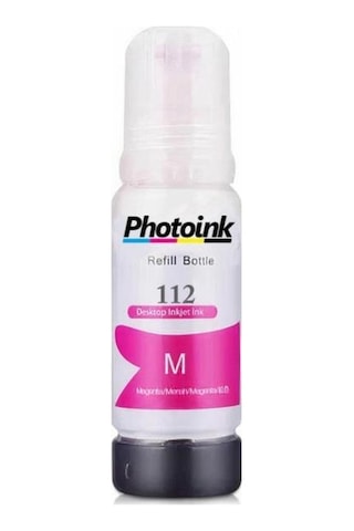 Photoink Epson L15160 Kırmızı Uyumlu Mürekkep 112 - 70 Ml
