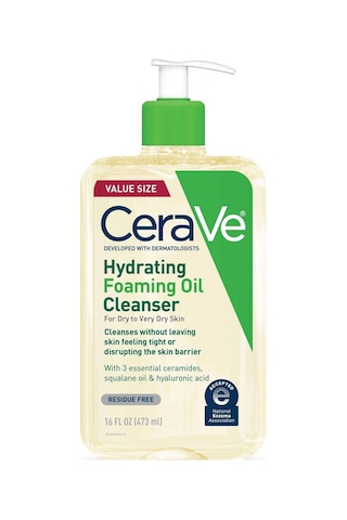 Cerave Nemlendirici Köpüren Yüz Temizleyici Yağ 473 ML