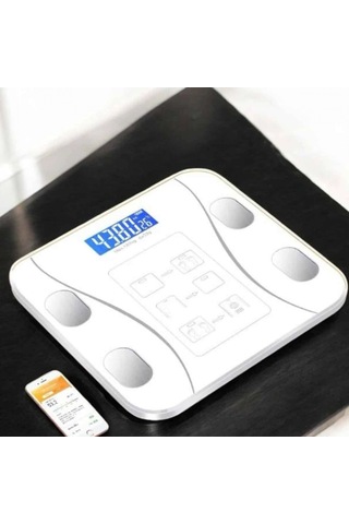 Akıllı Bluetooth Wifi Dijital Vücut Analiz Baskülü Yağ Ölçer Elektronik Tartı
