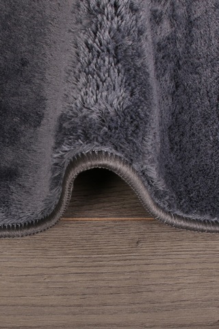 Relax Antrasit 80x150 + 50x80 Cm Büyük Ebat 2'li Banyo Halısı Pas Antrasit