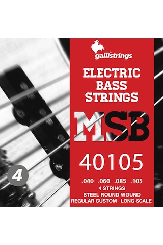 Galli Msb40105 Model 040-105 Numara Çelik Bas Gitar Tel Seti