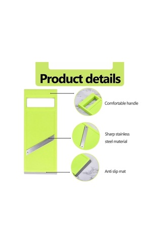 Taşınabilir Sebze Kesici, Patates, Havuç Ve Soğanla Uyumlu Ergonomik Saplı Paslanmaz Çelik Sebze Doğrayıcı Diğer