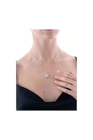 Nochediamond 1,06 Karat Baget Pırlanta Kolye-605