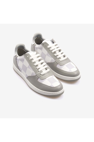 Mocassini Erkek Spor & Sneaker Ayakkabı 7434 Gri-beyaz