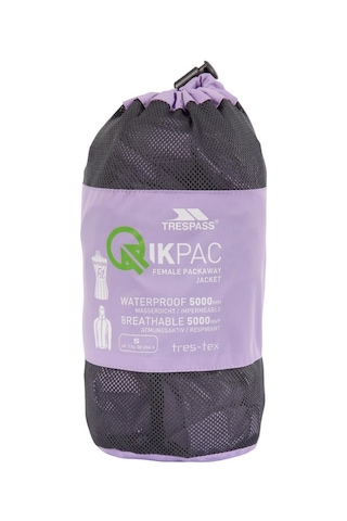 Trespass Fajkram30018 Qikpac Female Tp75 Gelsomino Kadın Yağmurluk 001