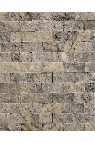Delta Stone Collections Gri Traverten Patlatma Taş 4.8 x 10 CM