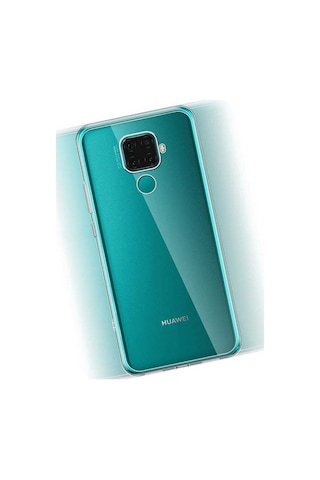 Huawei Mate 30 Lite Kılıf Lüx Esnek Şeffaf Silikon Kılıf