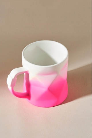 Karaca Soft Touch Geo Kupa 450 Ml Pembe