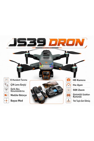 Js39 Dron Çift Lens 50x Zoom Başsız Mod Tek Tuşla Geri Dönüş 4k Hd Kamera Engel Algılama Wifi Cam Drone Uygulama Üzernden Anlık Görüntü Js39 Dron Çift Lens 50x Zoom Başsız Mod Tek Tuşla Geri Dönüş 4k Hd Kamera Engel Algılama Wifi Cam Drone Uygulama Üzernden Anlık Görüntü
