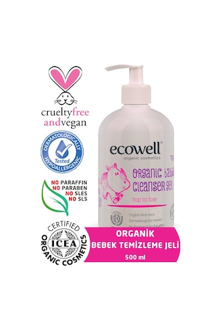 Ecowell Organik Bebek Temizleme Jeli 500 ML