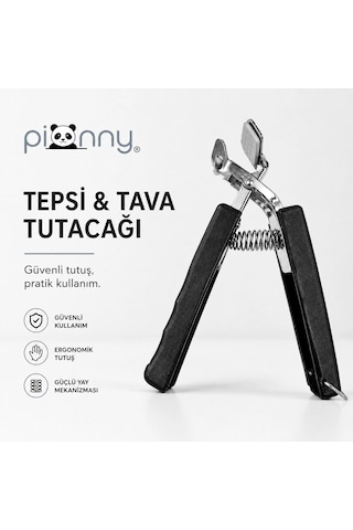 Pionny Pratik Tepsi Tava Ve Tencere Tutacağı Siyah Çok Renkli
