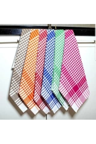 6 Adet Pötikareli Mutfak Kurulama Bezi 50x70 Cm