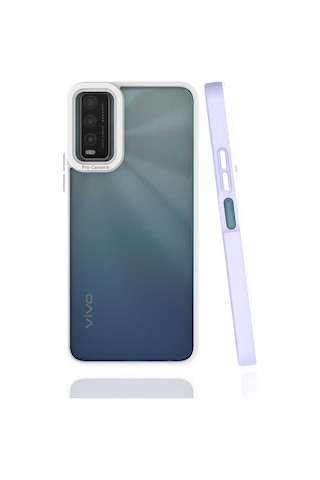 Vivo Y20s Kılıf Mima Kapak - Lila Lila Lila