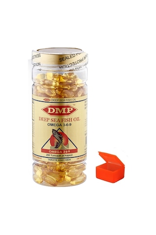 Dmp Omega 3-6-9 Balık Yağı 1000 Mg 200 Softgel Hap Kutusu