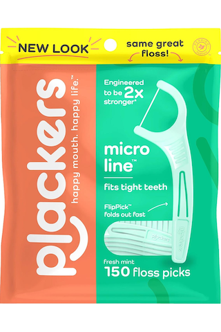 Plackers Micro Line Çatal Diş İpi Kürdanlı 150 Adet