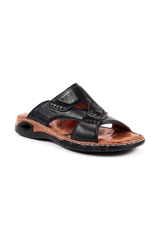 Forelli 40501 Erkek Terlik - Siyah-siyah Siyah