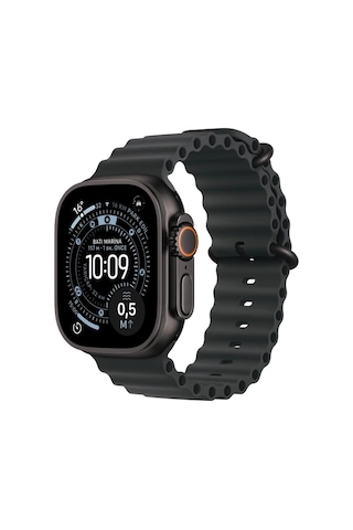 Apple MF0J4TU/A Watch Ultra 3 Gps + Cellular 49 MM Siyah Titanyum Kasa Akıllı Saat (Apple Türkiye Garantili)