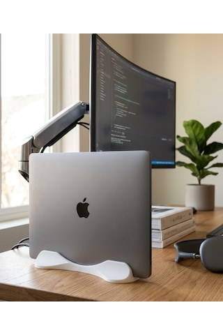 Apple MacBook Uyumlu Air M2 Dikey Stand Laptop Dikey Tutucu