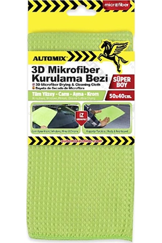 Automıx 3d Mikrofiber Kurulama Bezi Süper Boy 50 40