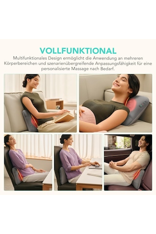 Skg Isıtmalı Boyun Ve Sırt Masajı, Shiatsu Masaj Yastığı, Vs500