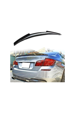 Bmw 5 Serisi F10 M4 Style Bagaj Üstü Spoiler Piano Black