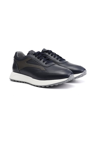 Gönderi(R) Gönderi R Erkek Lacivert Bağcıklı Hakiki Deri Sneaker Ddma83531648