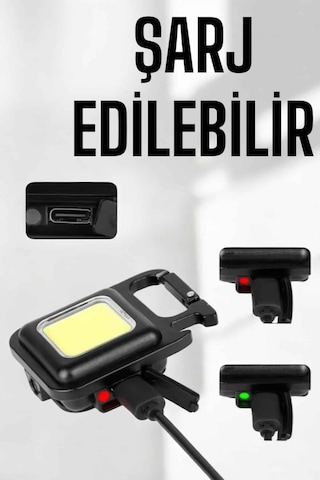 Kamp Işığı Çok Fonksiyonlu Taşınabilir Anahtarlık Kapak Açma Manyetik Özelliği Tkdytgsf8j8ıkeobmlo Çok Renkli