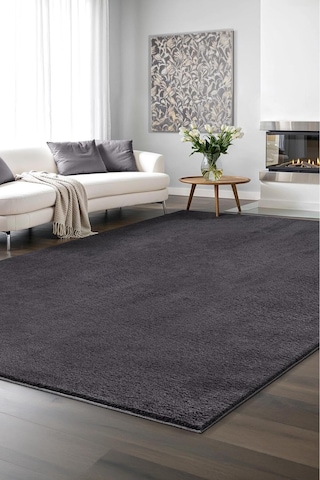 Peluş Post Shaggy Çocuk Odası Oturma Odası Salon Mutfak Halısı,yıkanabilir Kilim,antrasit Antrasit